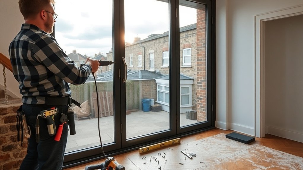 Aluminium Door Installation Clapham