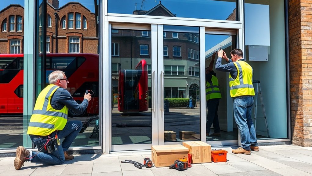 Automatic Door Installation Clapham