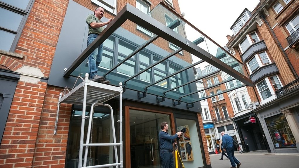 Shopfront Canopy Clapham